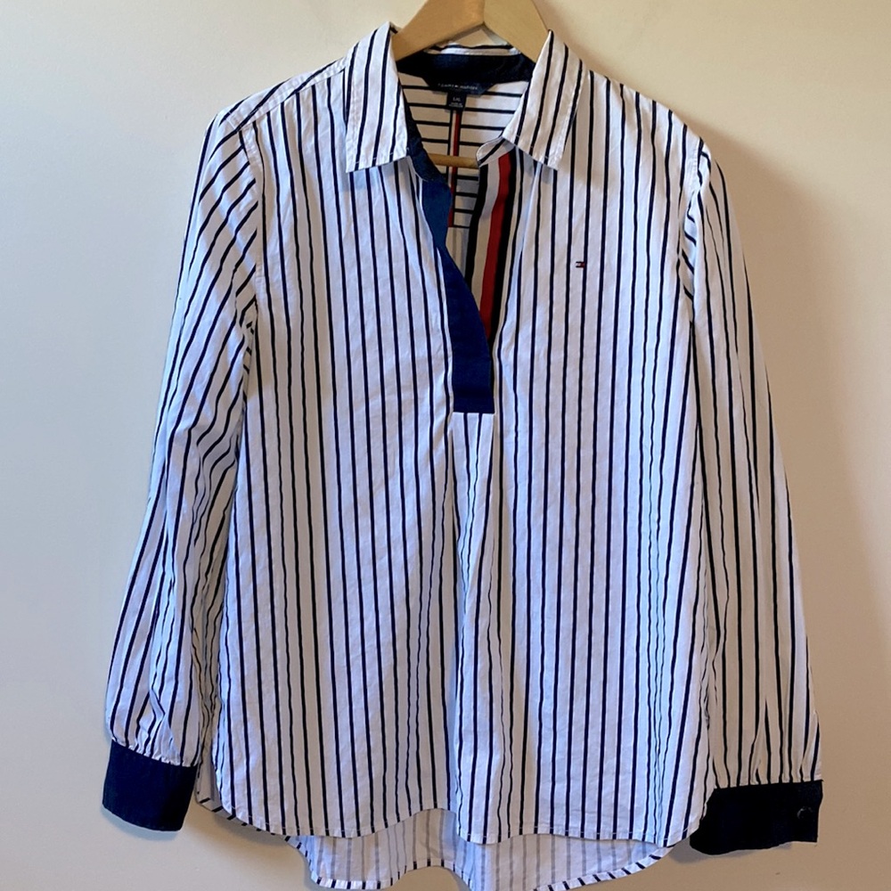 Tommy Hilfiger Oversized Striped Shirt